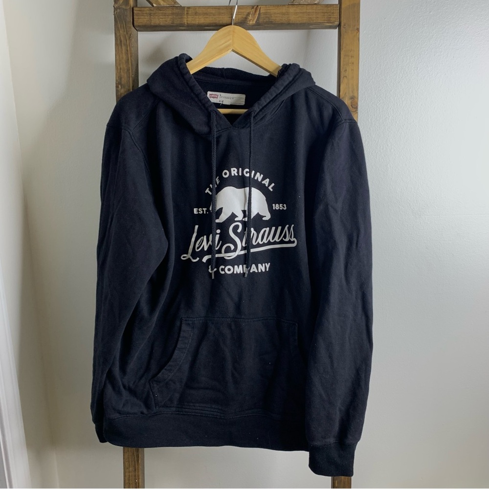 Levi's California Bear Logo Fleece Unisex Pullover Hoodie